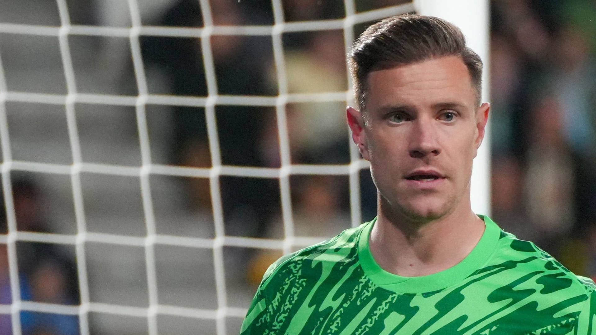 Marc-André ter Stegen feierte im Spiel gegen Real Valladolid sein Comeback beim FC Barcelona. Marc-André ter Stegen feierte im Spiel gegen Real Valladolid sein Comeback beim FC Barcelona.