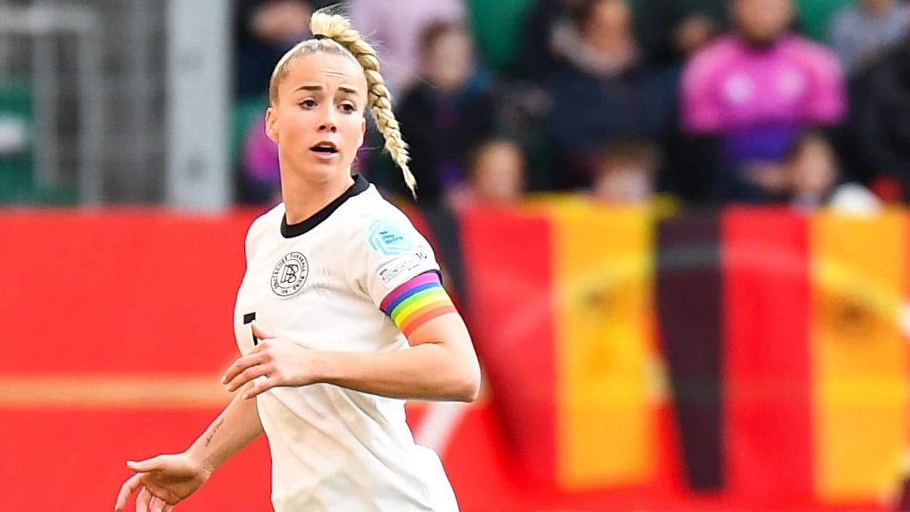 Giulia Gwinn: Die DFB-Kapitänin und ihre Mannschaft kämpfen im Sommer um den EM-Titel. Giulia Gwinn: Die DFB-Kapitänin und ihre Mannschaft kämpfen im Sommer um den EM-Titel.