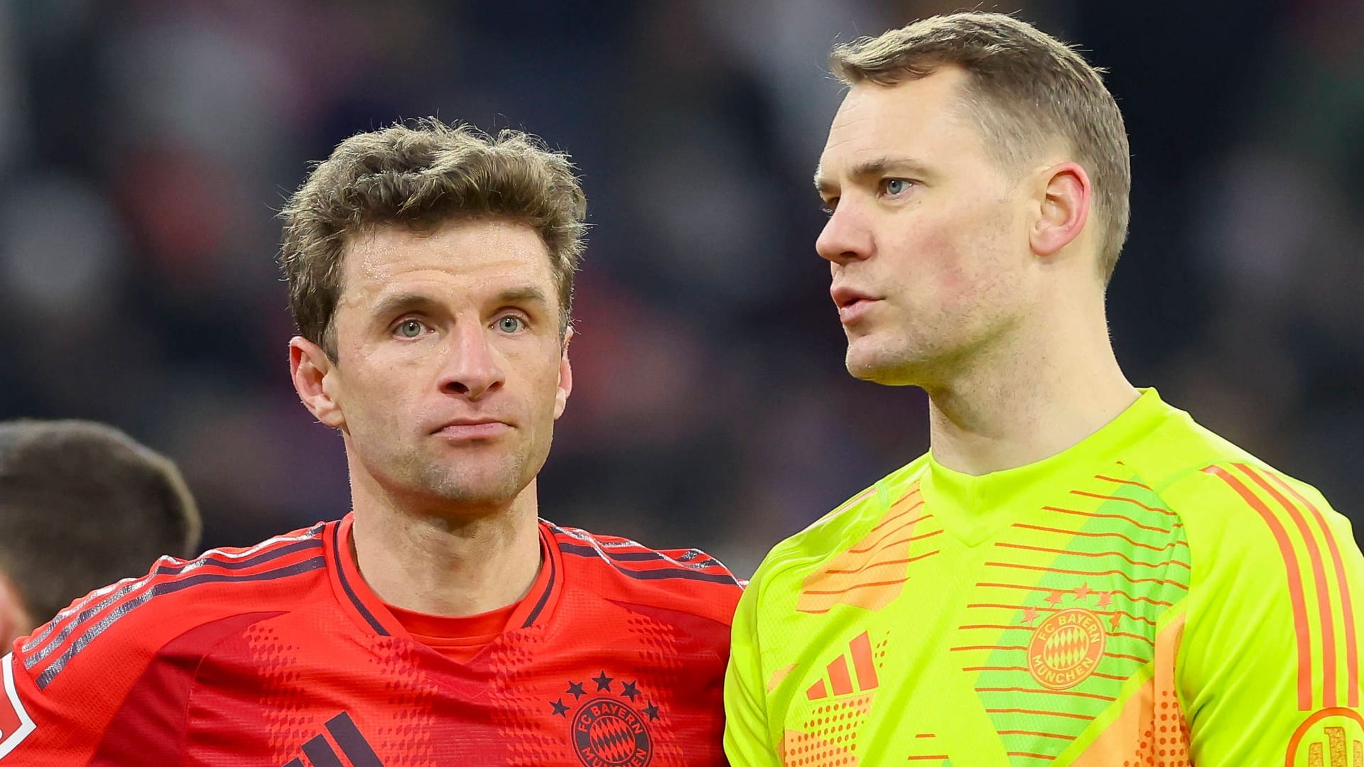 Bayern-Kapitän Manuel Neuer (r.) und Thomas Müller: Die beiden spielen seit 2011 gemeinsam beim deutschen Rekordmeister. Bayern-Kapitän Manuel Neuer (r.) und Thomas Müller: Die beiden spielen seit 2011 gemeinsam beim deutschen Rekordmeister.