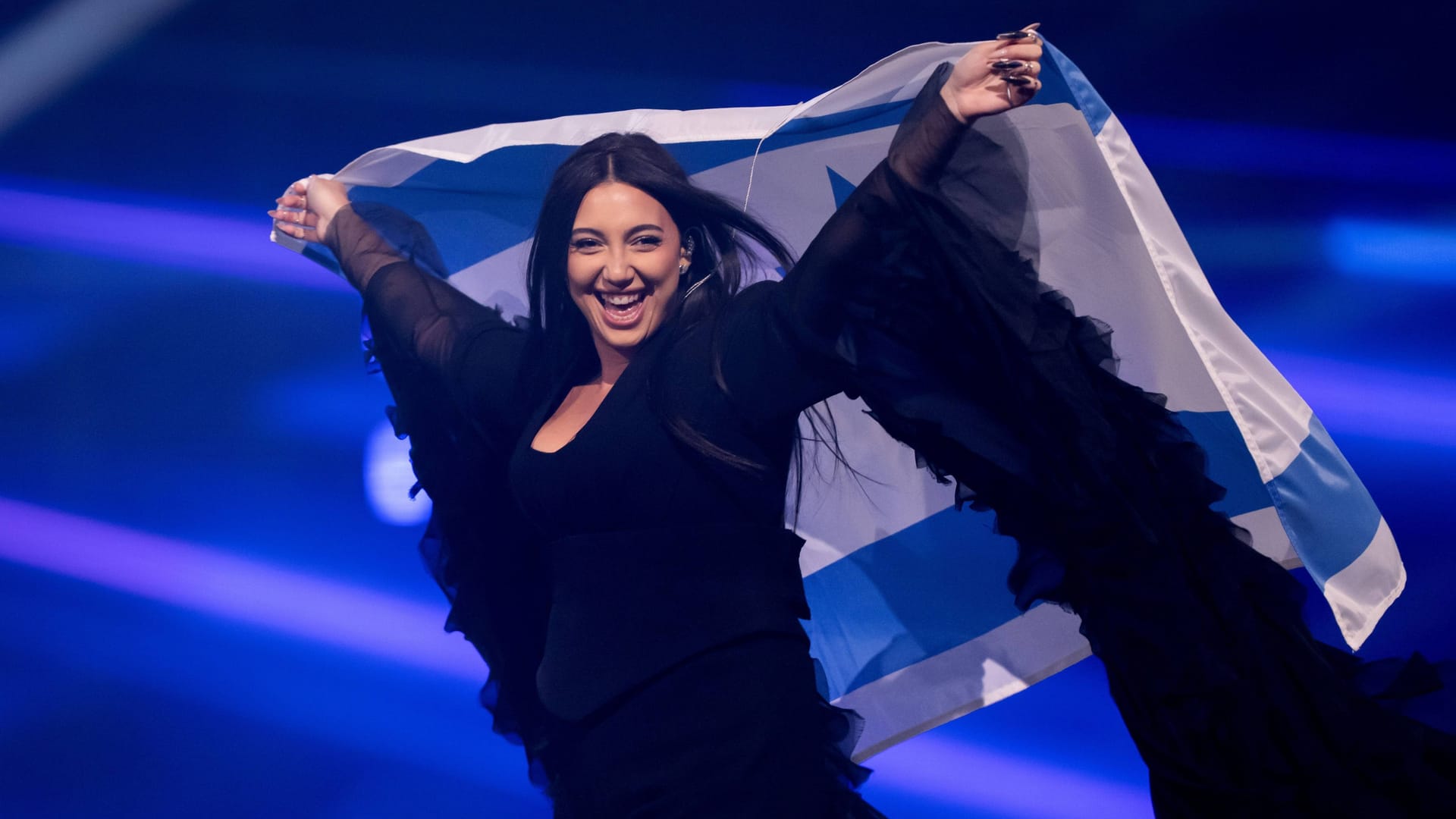Gegen die ESC-Teilnahme der israelischen Sängerin Yuval Raphael gab es in Basel lautstarke Proteste. Gegen die ESC-Teilnahme der israelischen Sängerin Yuval Raphael gab es in Basel lautstarke Proteste.