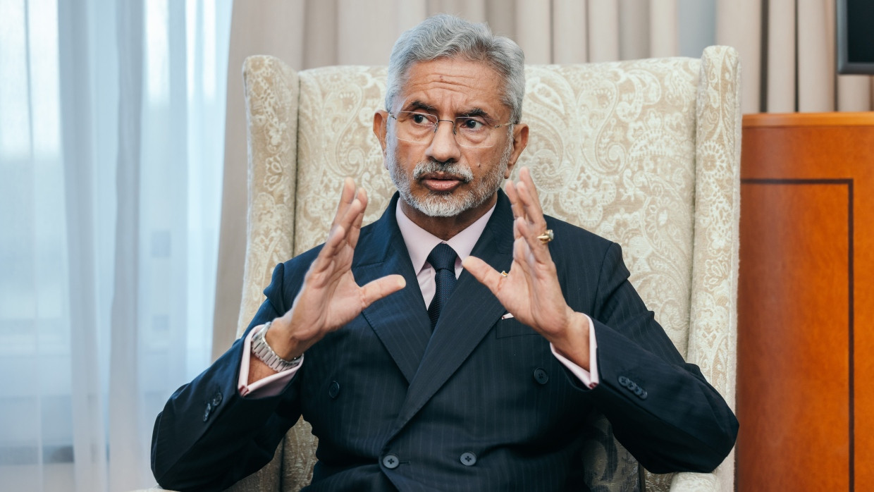 Indiens Außenminister Subrahmanyam Jaishankar während seines Deutschlandbesuchs Ende Mai.