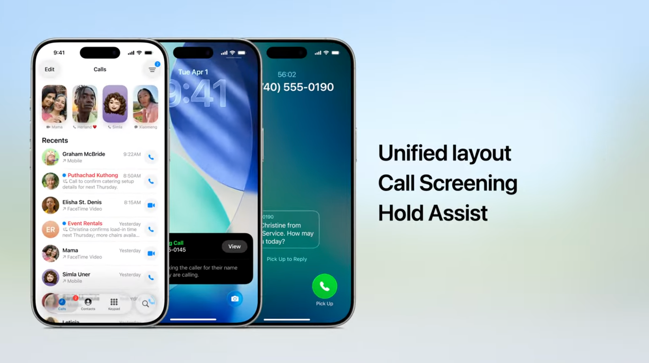 Die Telefon-App wird mit iOS 26 komplett überarbeitet.