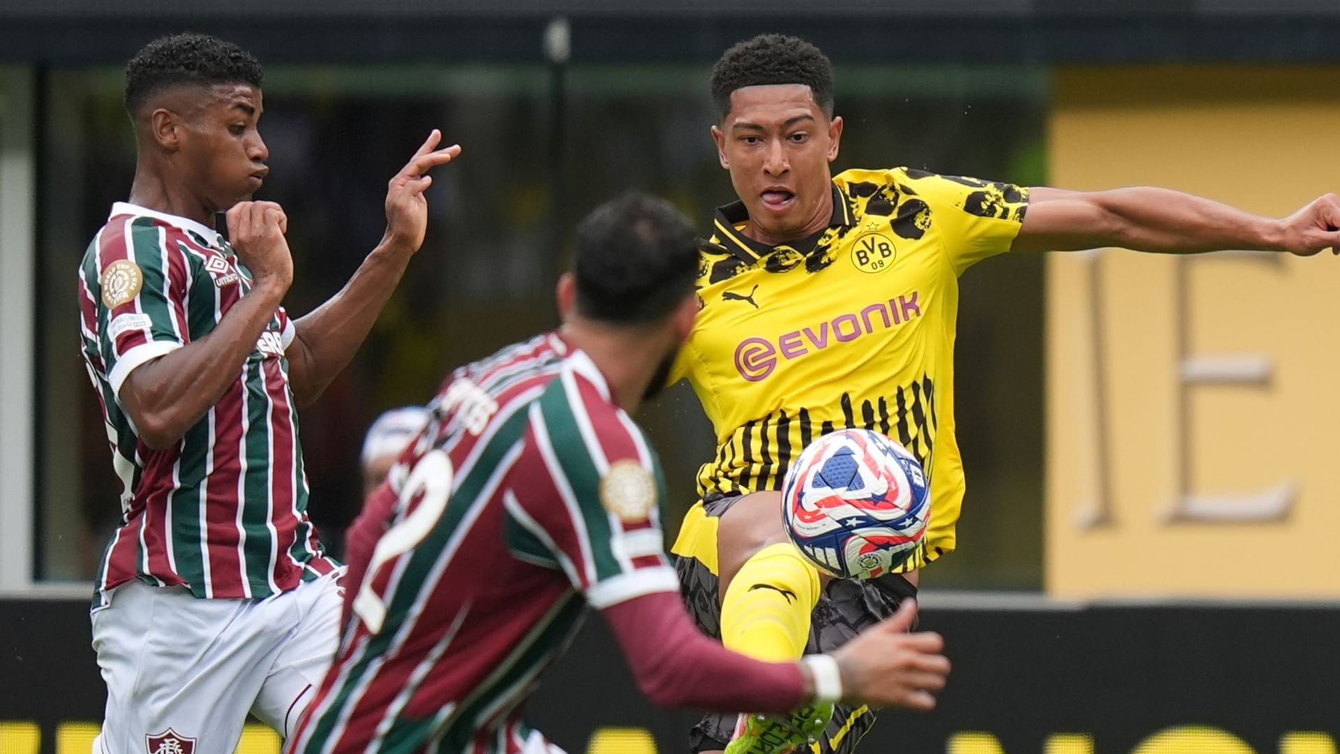 Jobe Bellingham: Er gab gegen Fluminense sein BVB-Debüt. Jobe Bellingham: Er gab gegen Fluminense sein BVB-Debüt.