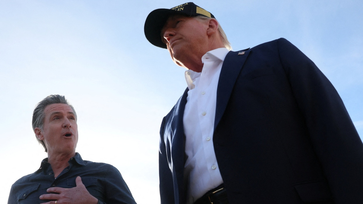 In Feindschaft verbunden: Gavin Newsom und Donald Trump