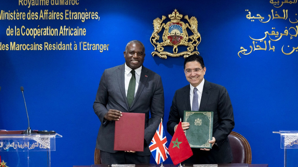 Beste Beziehungen: Die Außenminister von Großbritannien und Marokko in Rabat, David Lammy und Nasser Bourita