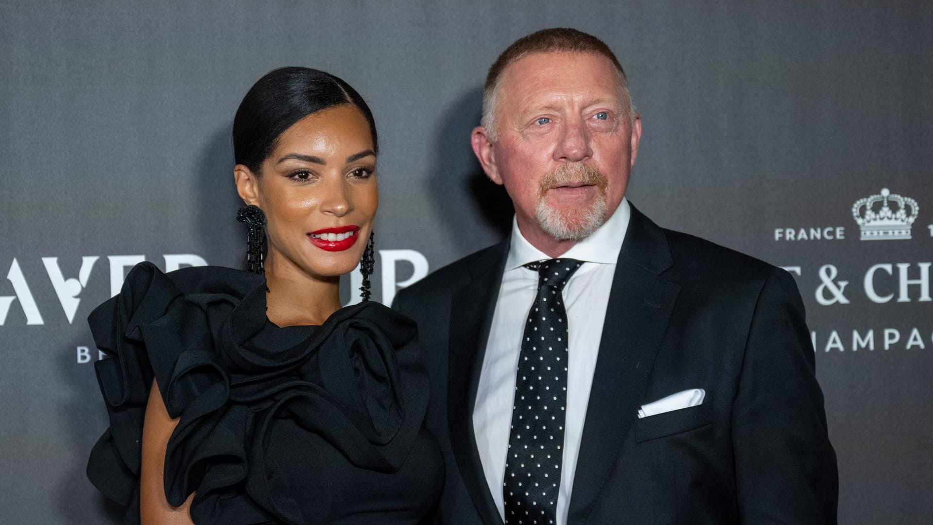 Boris Becker mit seiner Frau Lilian de Carvalho Monteiro (Archivbild): Die beiden bekommen ihr erstes gemeinsames Kind. Boris Becker mit seiner Frau Lilian de Carvalho Monteiro (Archivbild): Die beiden bekommen ihr erstes gemeinsames Kind.