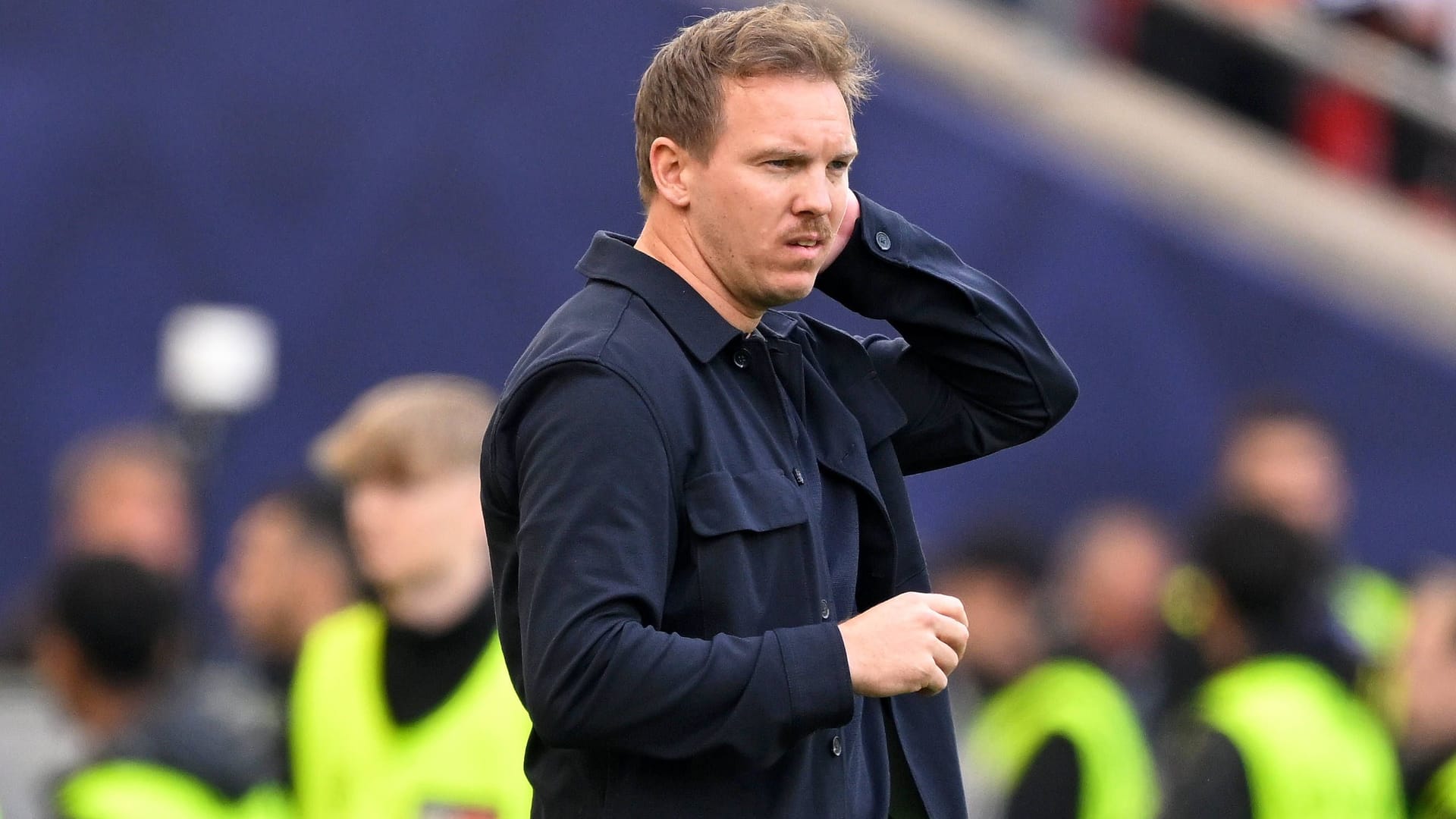 Julian Nagelsmann: Der Bundestrainer spricht die Ambitionen der DFB-Elf offen aus. Julian Nagelsmann: Der Bundestrainer spricht die Ambitionen der DFB-Elf offen aus.