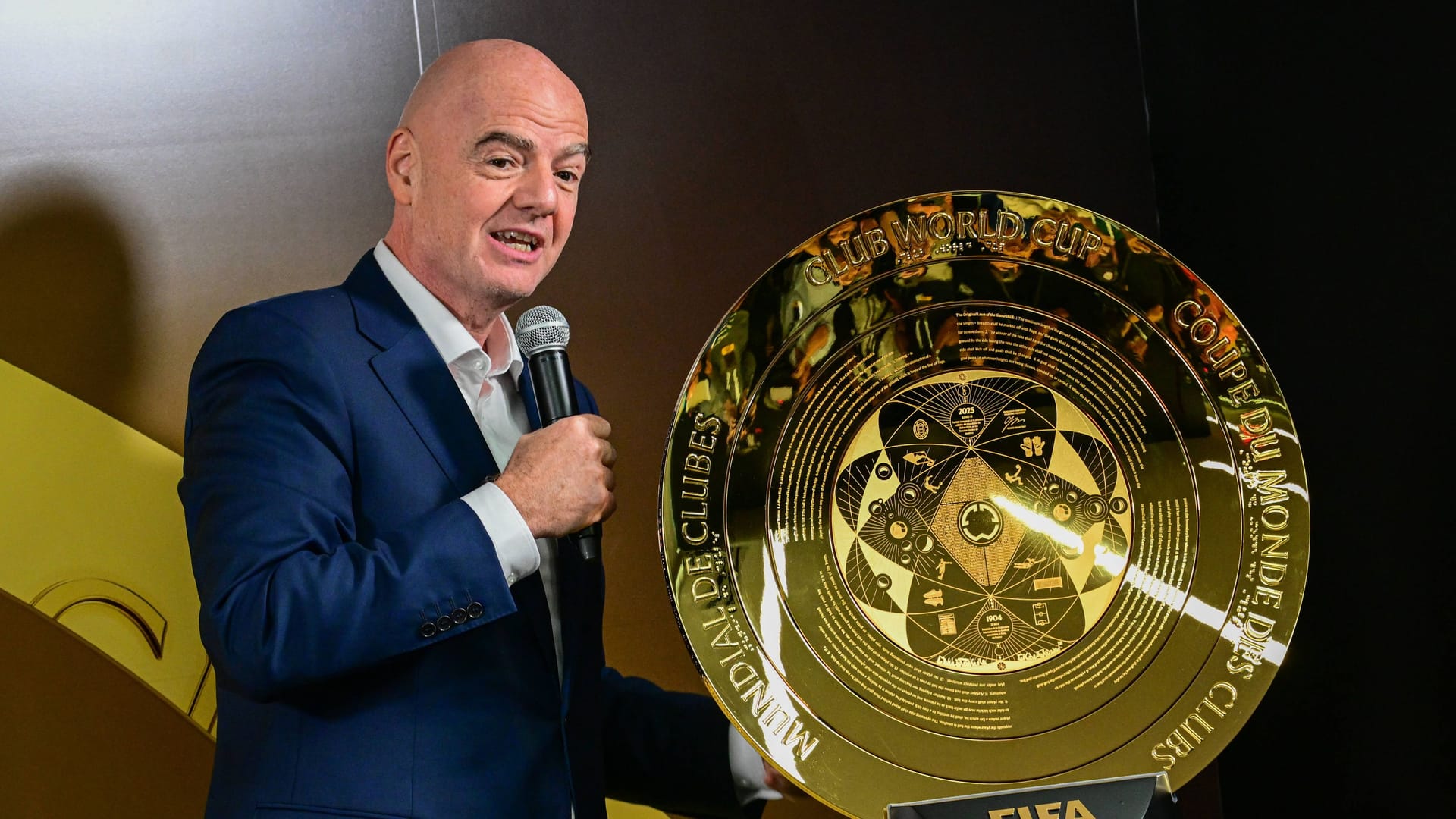 Gianni Infantino: Der Fifa-Präsident lobte die Klub-WM nochmals. Gianni Infantino: Der Fifa-Präsident lobte die Klub-WM nochmals.