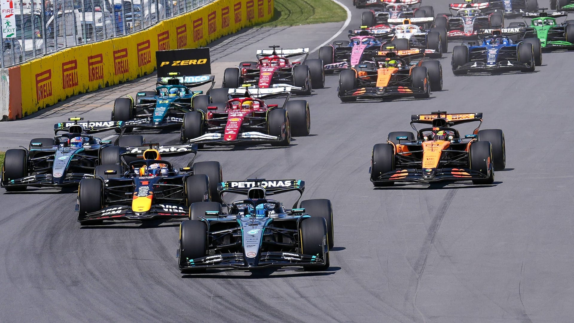 Formel-1-Autos auf dem Kurs in Kanada: Der Grand Prix ist bereits lange Teil des Rennkalenders. Formel-1-Autos auf dem Kurs in Kanada: Der Grand Prix ist bereits lange Teil des Rennkalenders.