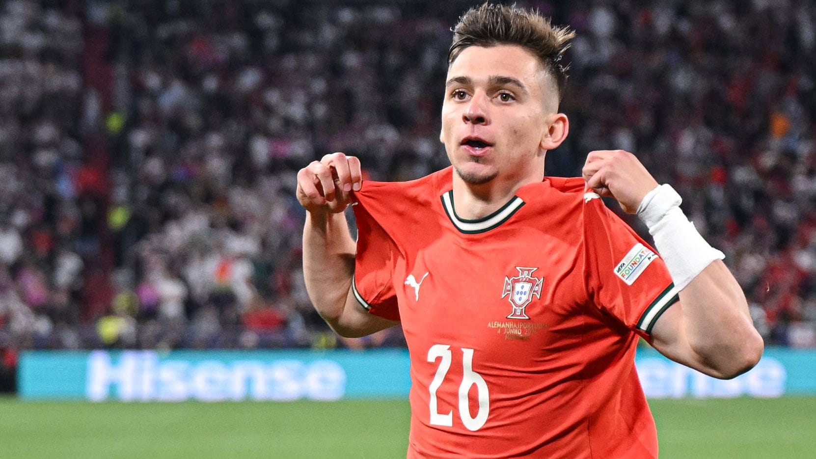 Francisco Conceição: Der Flügelstürmer wurde zum "Spieler des Spiels" gewählt. Francisco Conceição: Der Flügelstürmer wurde zum "Spieler des Spiels" gewählt.