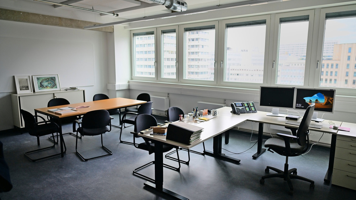 Neues Büro: In das frühere Haus der Statistik zieht nach drei Jahren Sanierung zum Teil das Finanzamt ein.