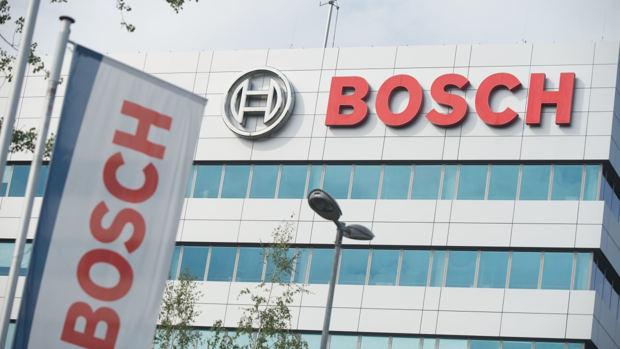 Bosch-Schriftzug am Werk Hildesheim: Verhärtete Fronten zwischen Unternehmen und Betriebsrat.