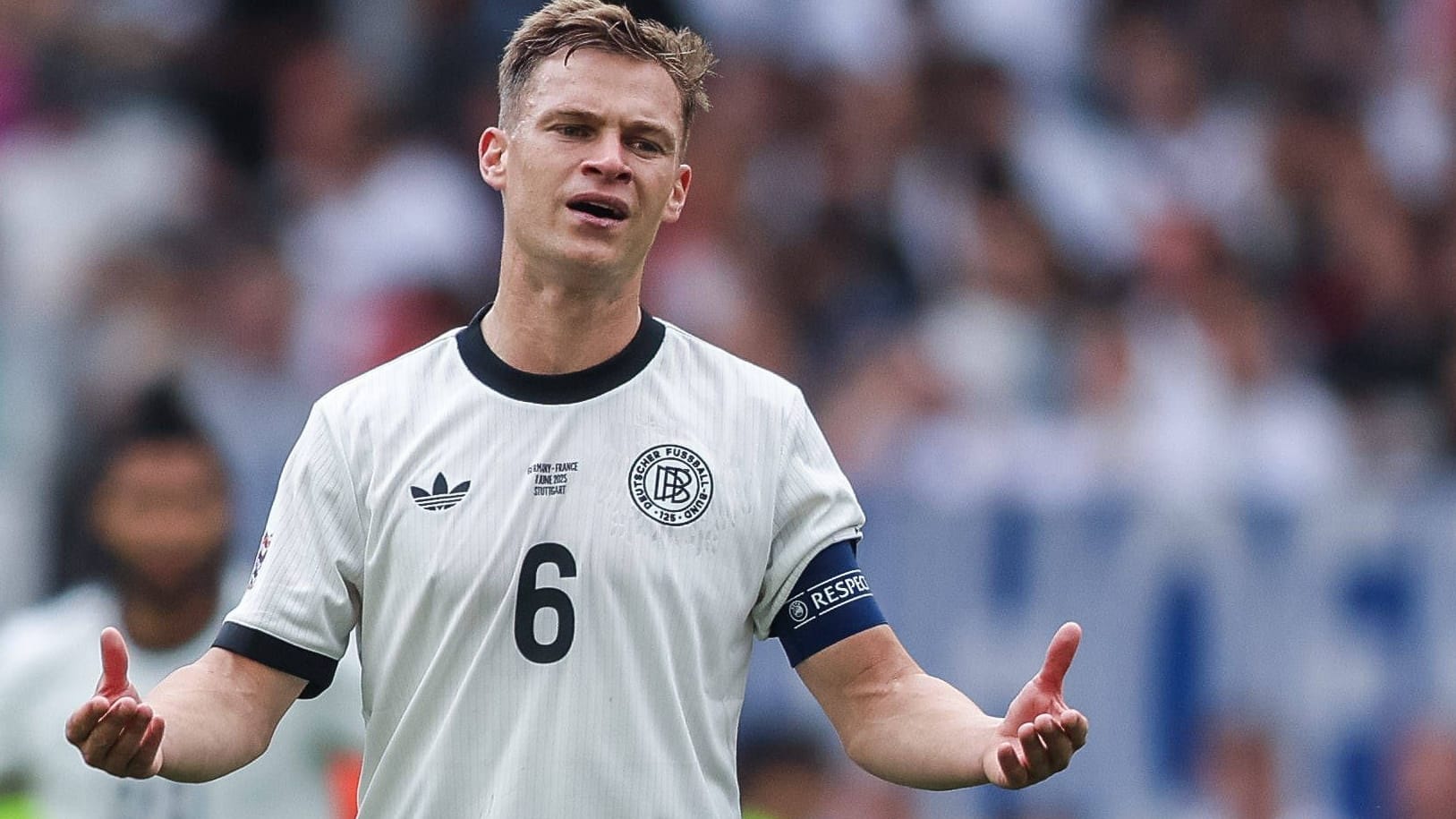 Joshua Kimmich: Der deutsche Kapitän musste eine weitere Niederlage hinnehmen. Joshua Kimmich: Der deutsche Kapitän musste eine weitere Niederlage hinnehmen.