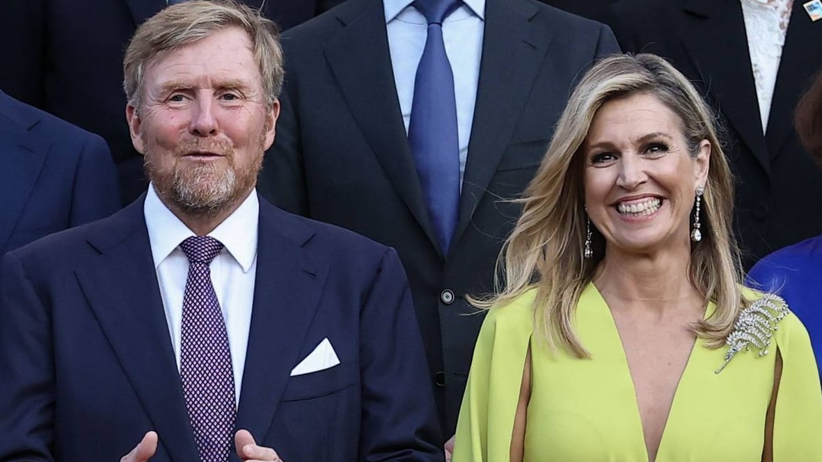 König Willem-Alexander und Königin Máxima: Sie empfingen zum Staatsbankett. König Willem-Alexander und Königin Máxima: Sie empfingen zum Staatsbankett.