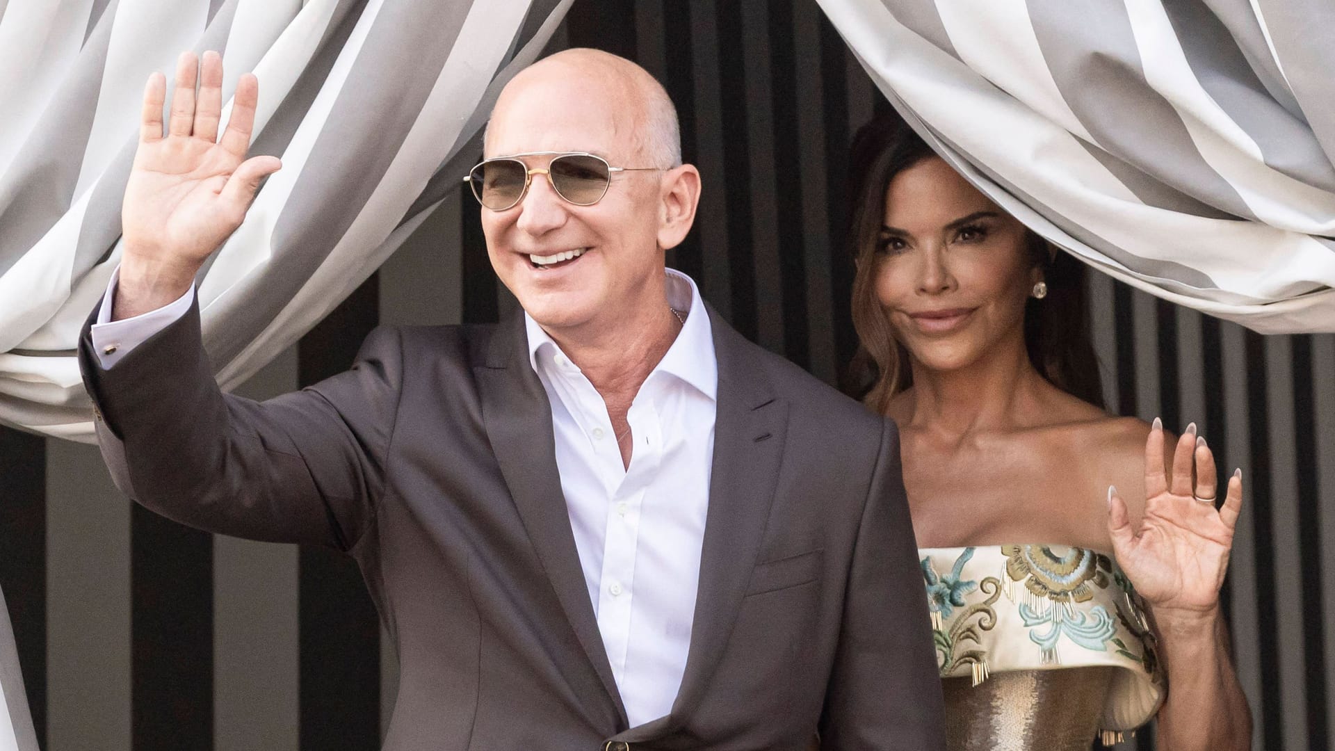 Jeff Bezos und Lauren Sánchez: Das Paar wird am Freitag in Venedig heiraten. Jeff Bezos und Lauren Sánchez: Das Paar wird am Freitag in Venedig heiraten.