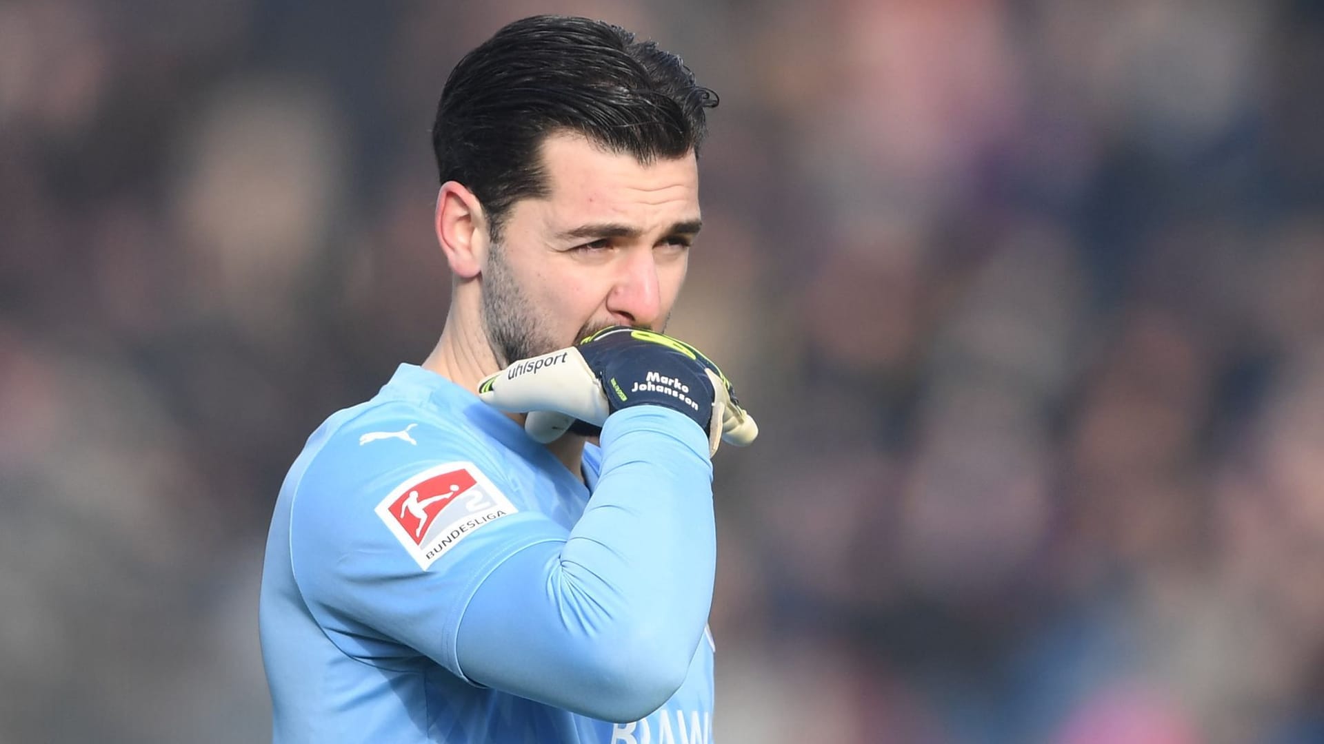 Torwart Marko Johansson von Eintracht Braunschweig Torwart Marko Johansson von Eintracht Braunschweig