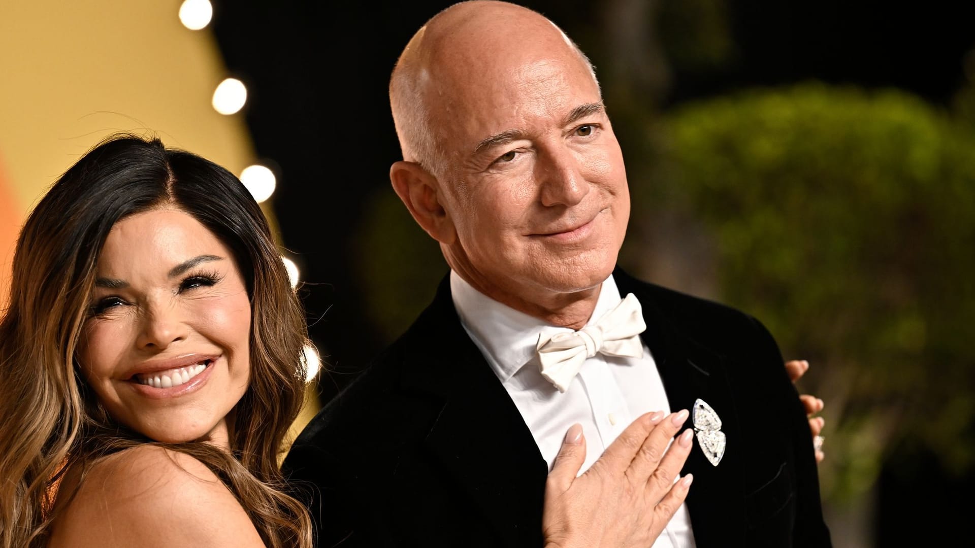 Amazon-Gründer Jeff Bezos und Lauren Sánchez Amazon-Gründer Jeff Bezos und Lauren Sánchez