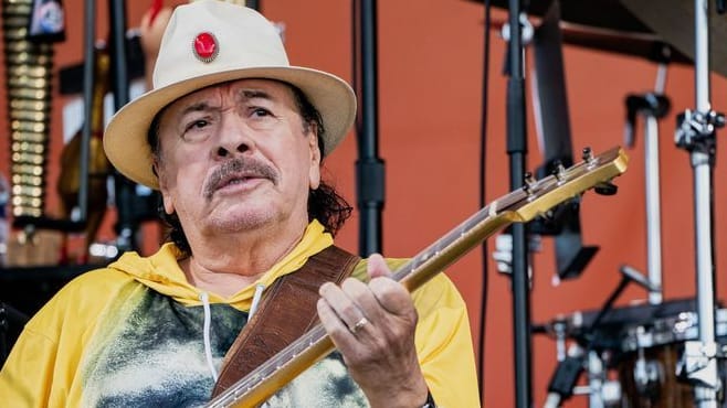 Carlos Santana: Der Musiker hat große Pläne. Carlos Santana: Der Musiker hat große Pläne.
