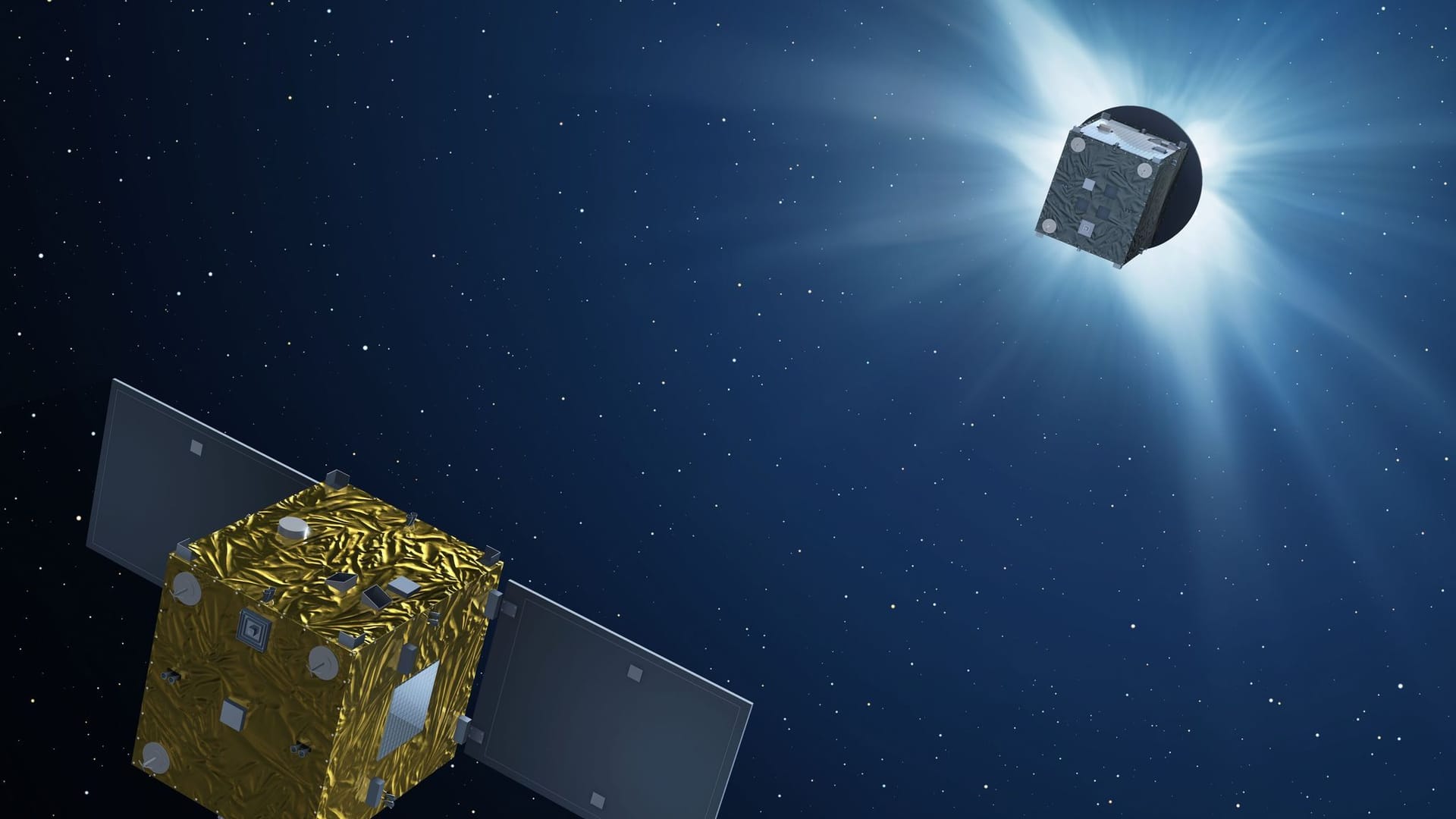 Satelliten der Mission Proba-3 Satelliten der Mission Proba-3