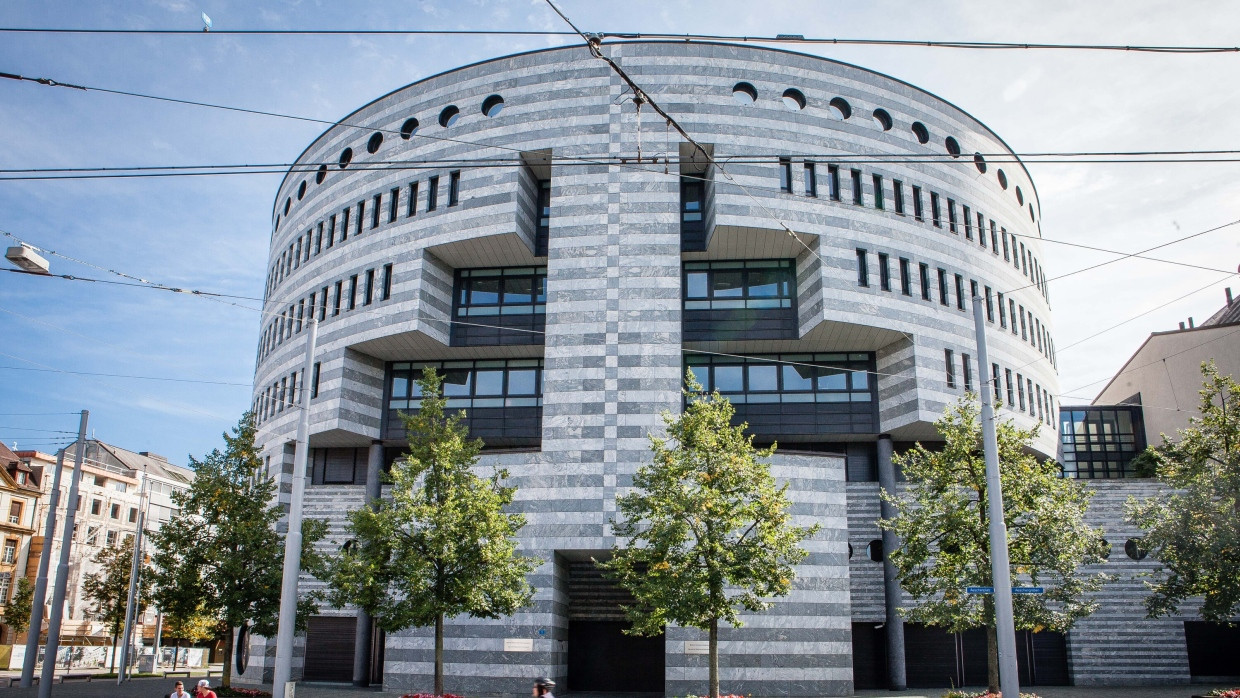 Der Sitz der Bank für Internationalen Zahlungsausgleich in Basel