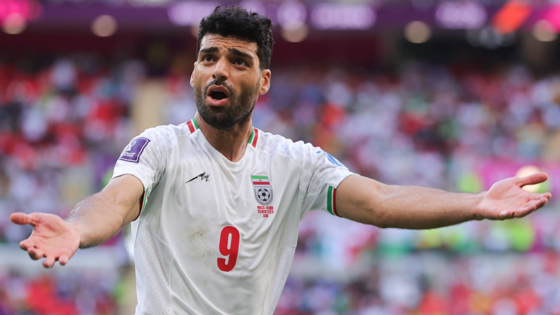 Mehdi Taremi: Der iranische Stürmer trifft am Dienstag auf die USA. Mehdi Taremi: Der iranische Stürmer trifft am Dienstag auf die USA.