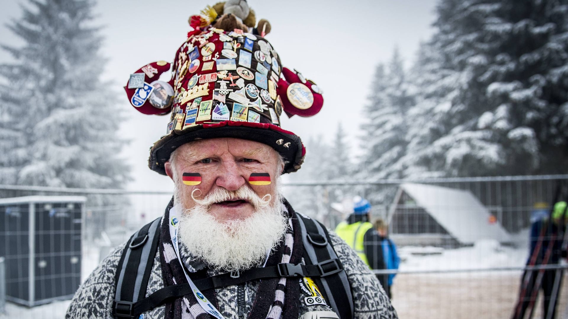 Norbert Starke: Der Biathlonfan hat hohen Wiedererkennungswert. Norbert Starke: Der Biathlonfan hat hohen Wiedererkennungswert.