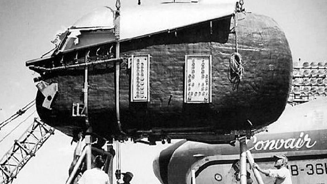 Convair NB-36H: Das Cockpit der Maschine war stark geschützt. Convair NB-36H: Das Cockpit der Maschine war stark geschützt.