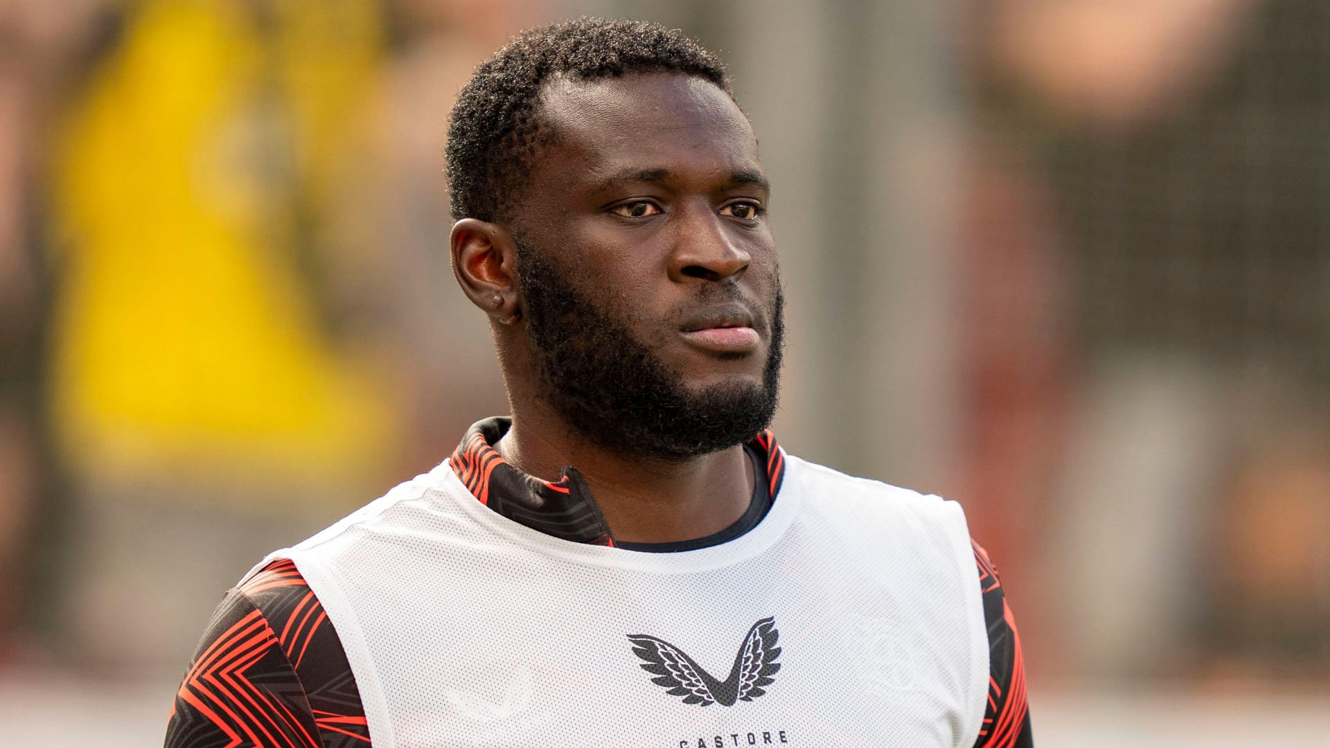Victor Boniface: In der vergangenen Saison erzielte der Angreifer in 27 Pflichtspielen 11 Tore für Leverkusen. Victor Boniface: In der vergangenen Saison erzielte der Angreifer in 27 Pflichtspielen 11 Tore für Leverkusen.