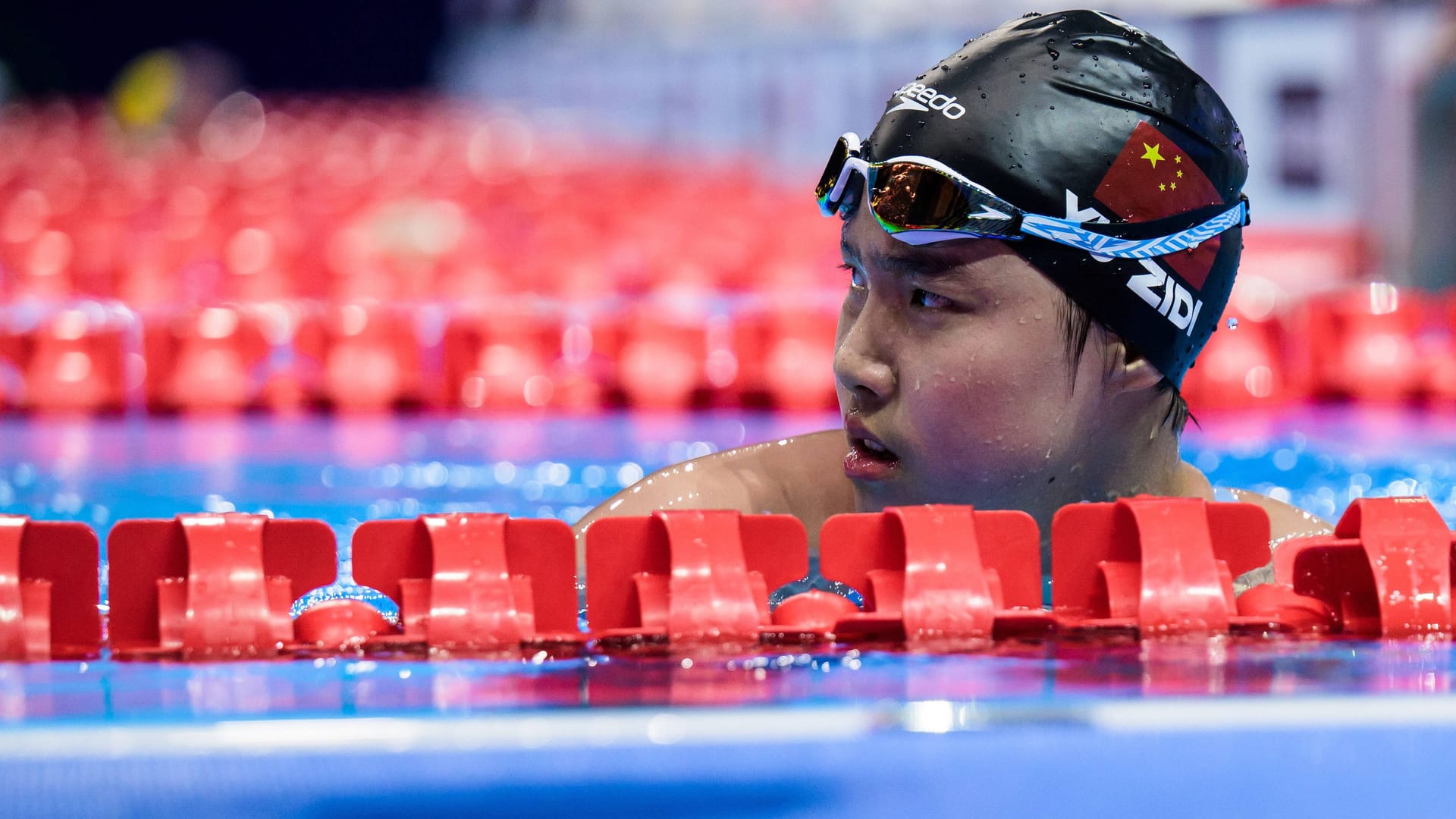 Yu Zidi: Sie schlug als Vierte über die 200 Meter Lagen an.