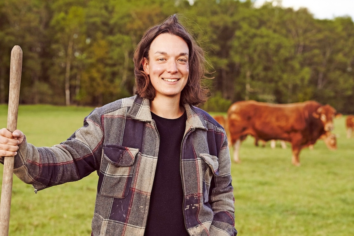 Elisabeth Fresen führt den Biobetrieb ihrer Eltern seit 2020 in Niedersachsen.