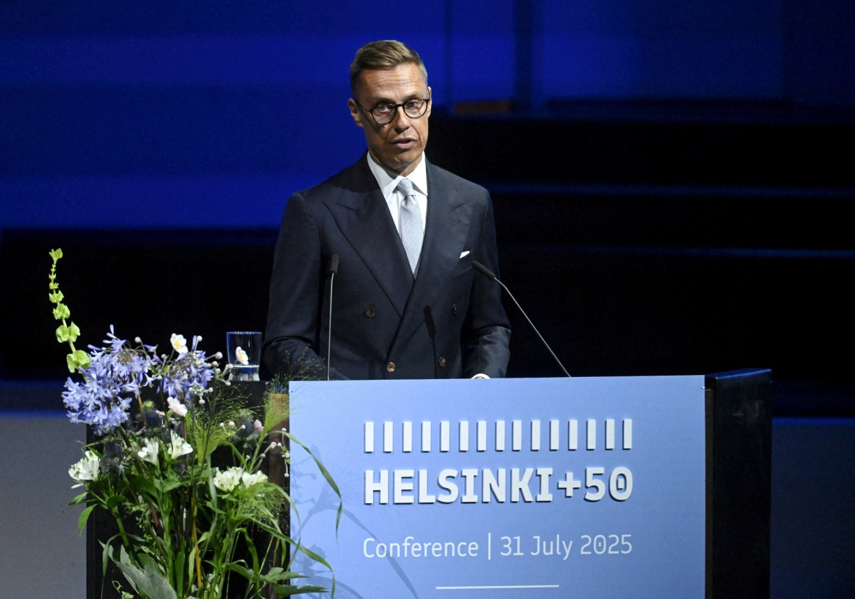 Finnlands Präsident Alexander Stubb sieht die Grundprinzipien der Organisation für Sicherheit und Zusammenarbeit in Europa bedroht.