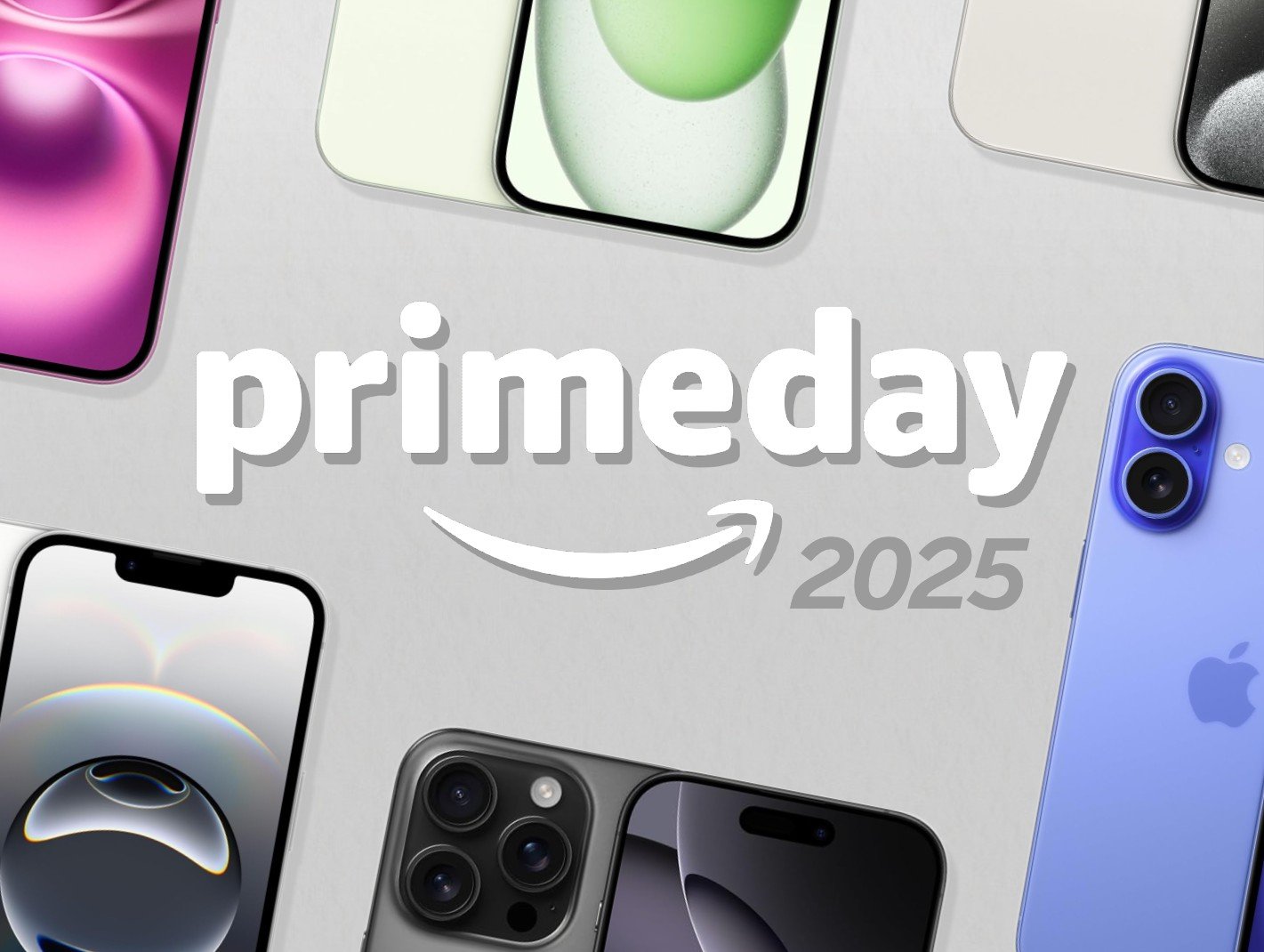Beispielabbildungen für die iPhone-Angebote am Amazon Prime Day 2025.