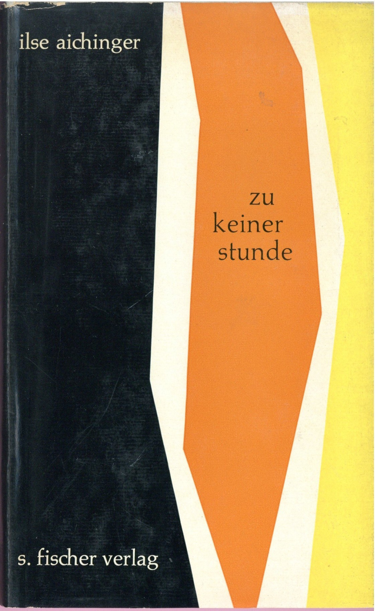 Aus der Bibliothek von Heinrich Böll: „Zu keiner Stunde“, Ilse Aichingers Sammlung kurzer Hörspiele, kam 1957 heraus. 1952, ein Jahr nach Böll, hatte Ilse Aichinger den Preis der Gruppe 47 gewonnen.