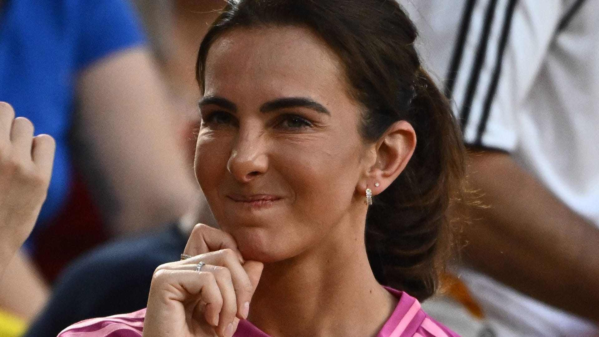 Lisa Müller: Die Pferdesportlerin hat Interesse an der Politik. Lisa Müller: Die Pferdesportlerin hat Interesse an der Politik.
