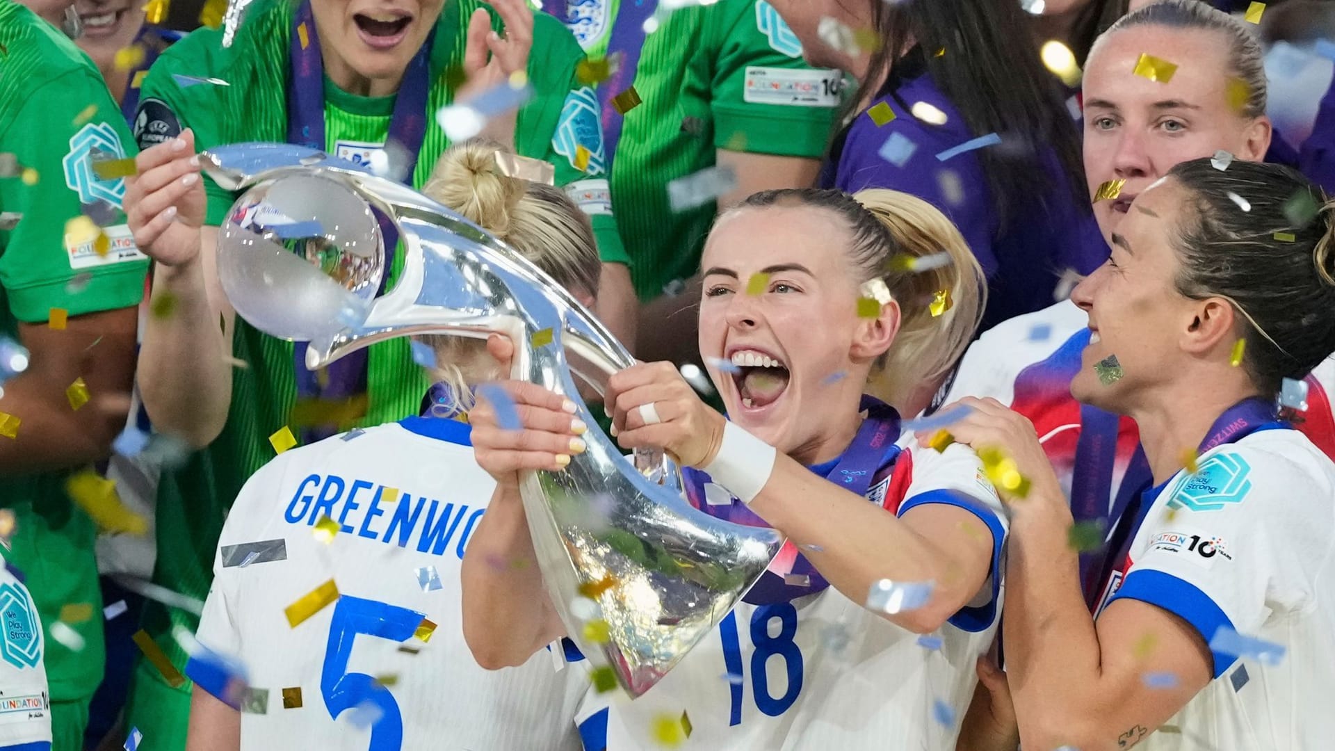 Chloe Kelly: Die Nationalspielerin feierte mit England die Titelverteidigung bei der Europameisterschaft. Chloe Kelly: Die Nationalspielerin feierte mit England die Titelverteidigung bei der Europameisterschaft.
