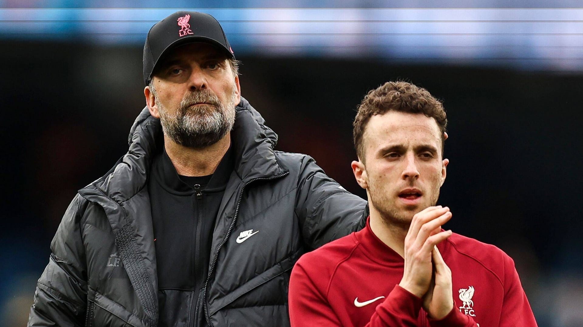 Diogo Jota mit Jürgen Klopp: Der deutsche Trainer holte den Portugiesen zum FC Liverpool.