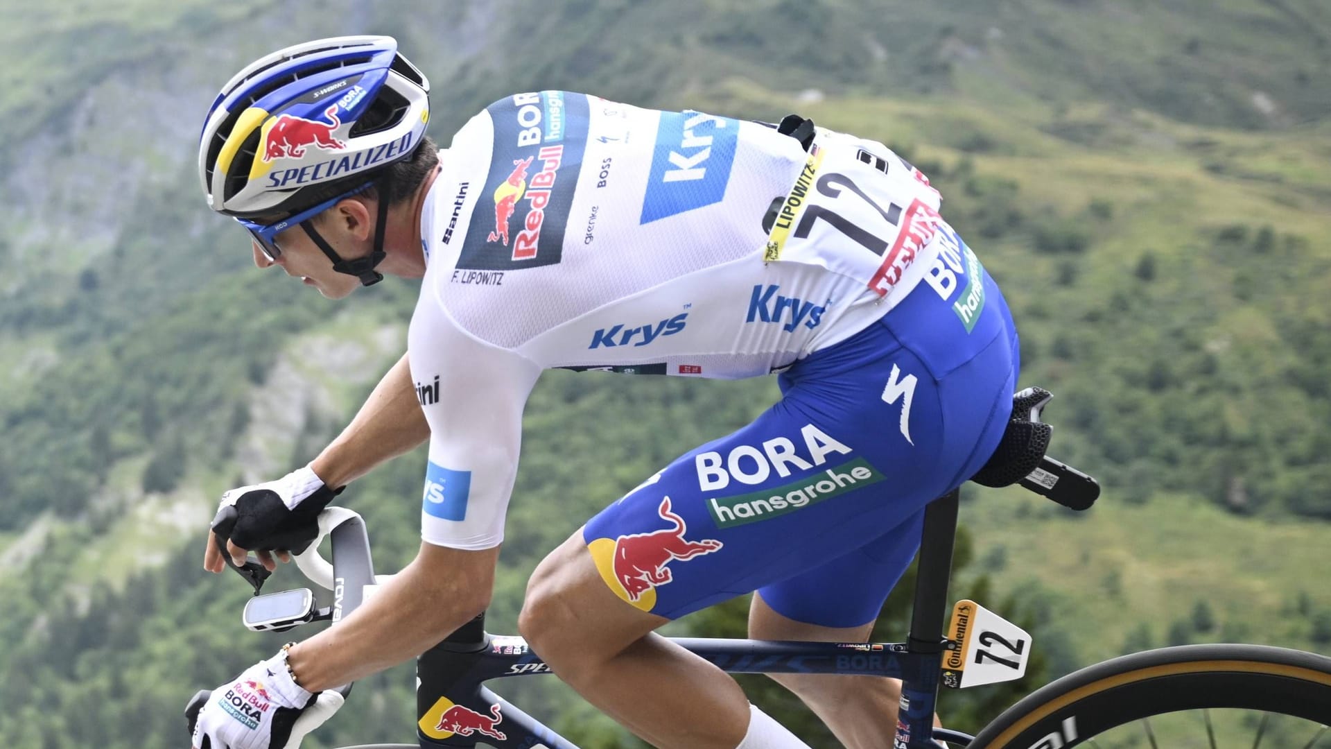 Florian Lipowitz: Er ist der deutsche Hoffnungsträger bei der Tour. Florian Lipowitz: Er ist der deutsche Hoffnungsträger bei der Tour.