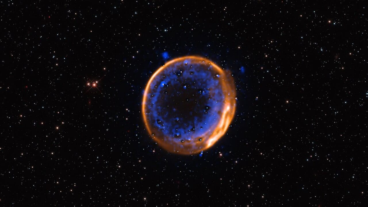 VLT image of a double-detonation supernova VLT image of a double-detonation supernova