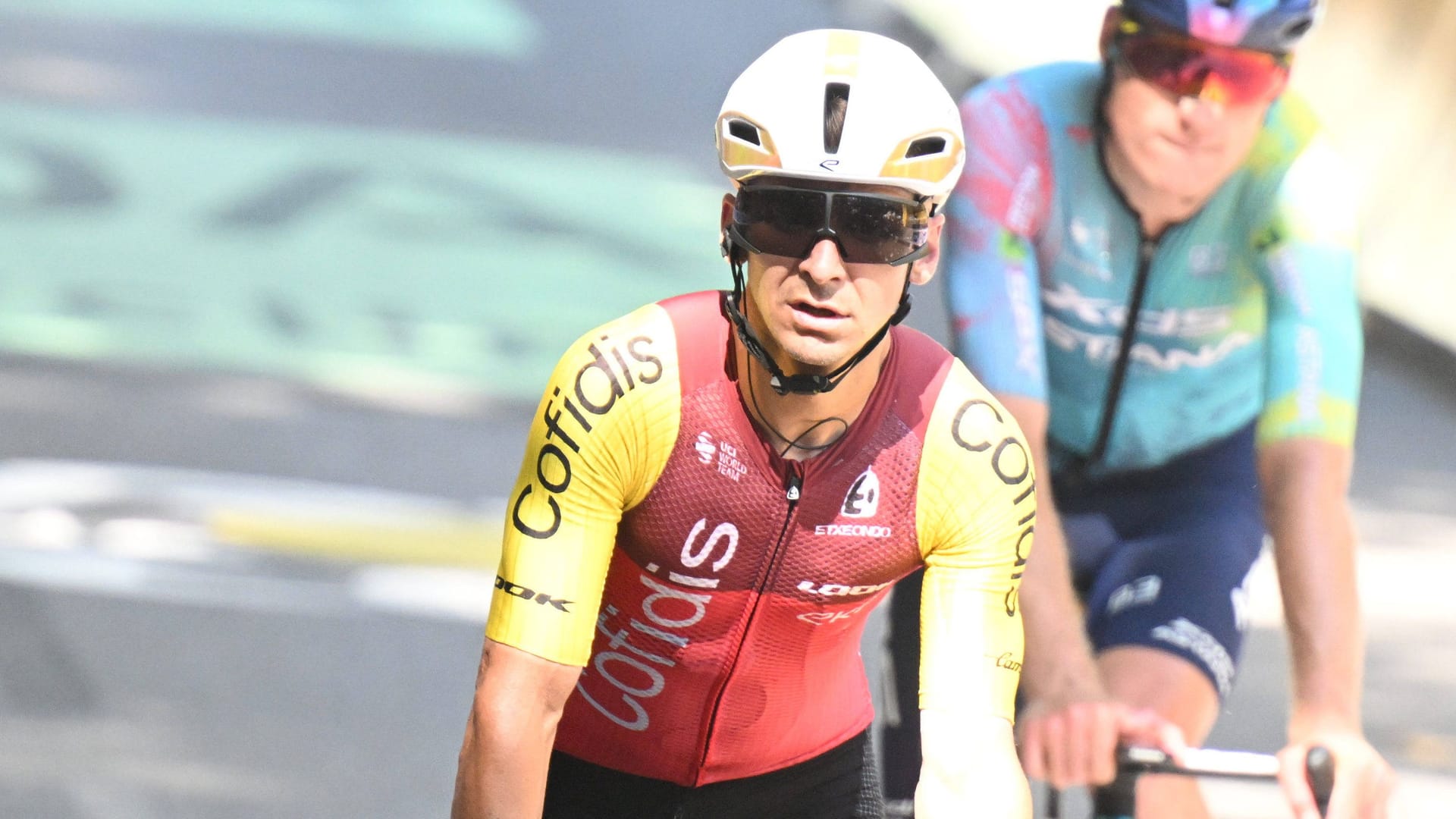 Bryan Coquard: Für ihn ist die diesjährige Tour gelaufen. Bryan Coquard: Für ihn ist die diesjährige Tour gelaufen.