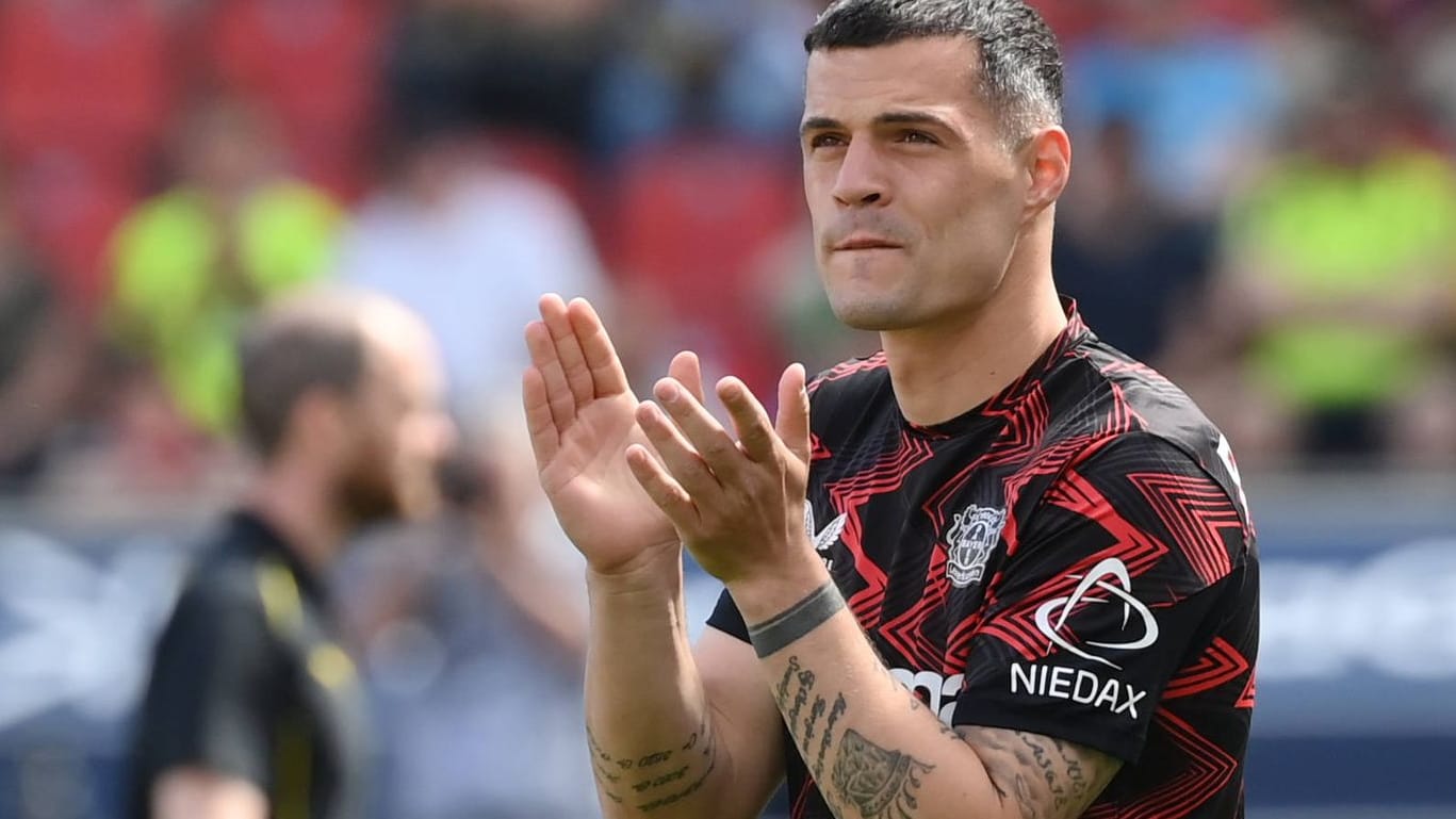 Granit Xhaka: Der Leverkusener Mittelfeldchef will nach England wechseln. Granit Xhaka: Der Leverkusener Mittelfeldchef will nach England wechseln.