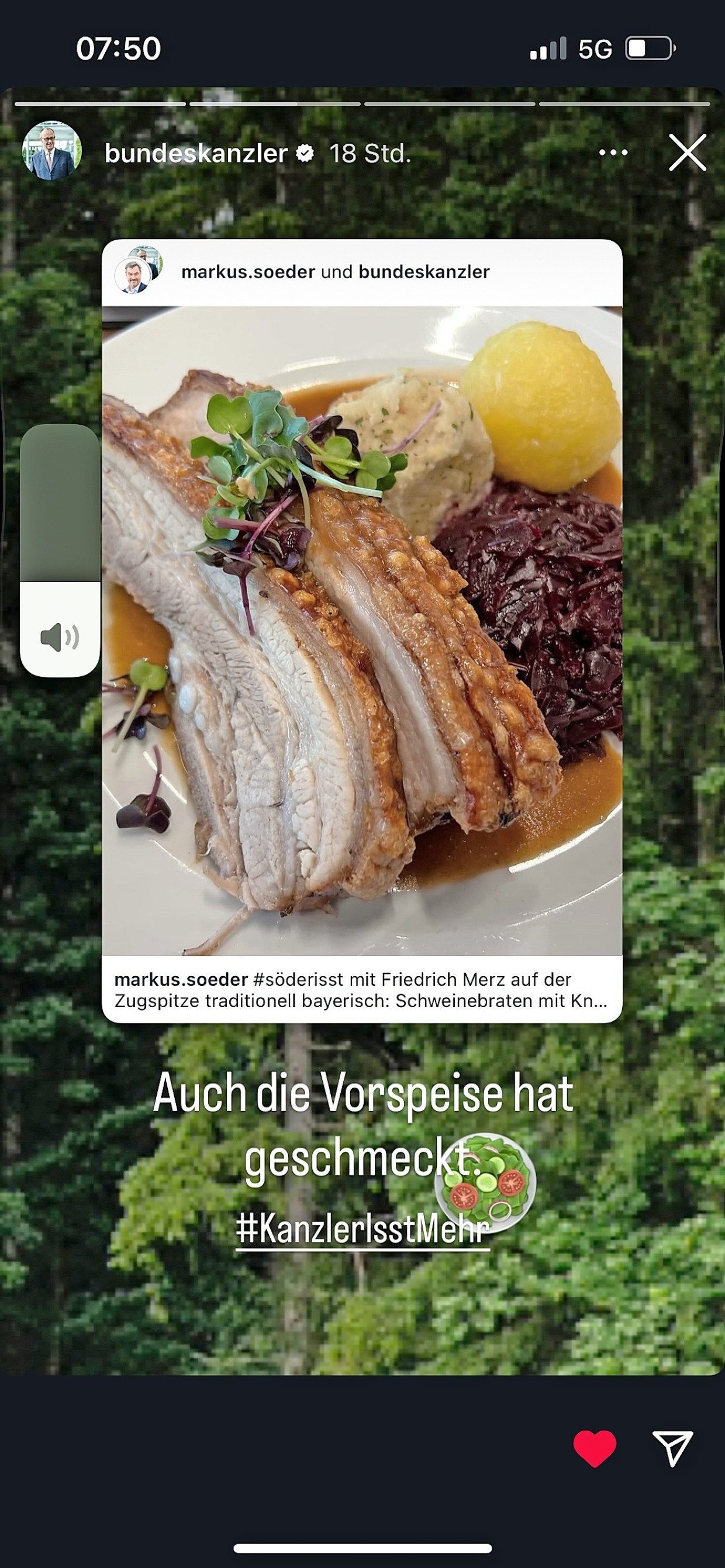 Kanzler übertrumpft Ministerpräsidenten: auf Instagram