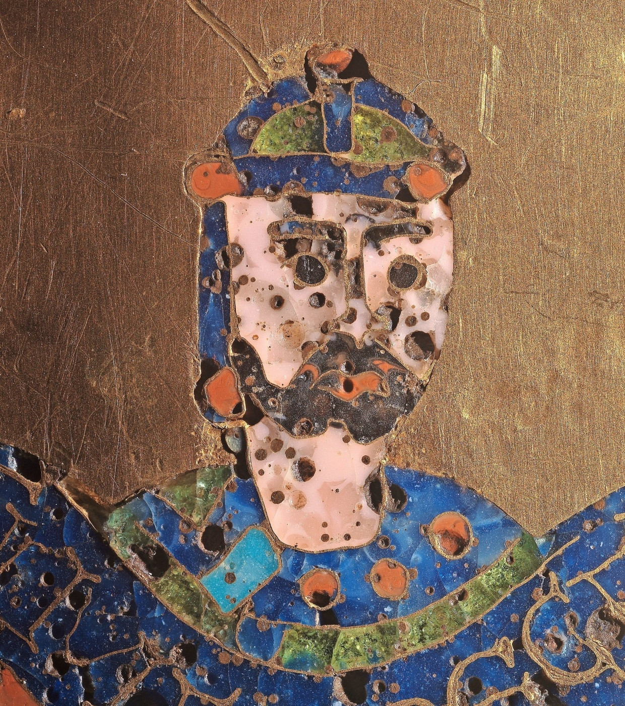 Ob Salomon oder Pharao, konnte den Kaisern nicht gleich sein: Wie König David ist auch dessen Sohn und Nachfolger auf der Krone verewigt.