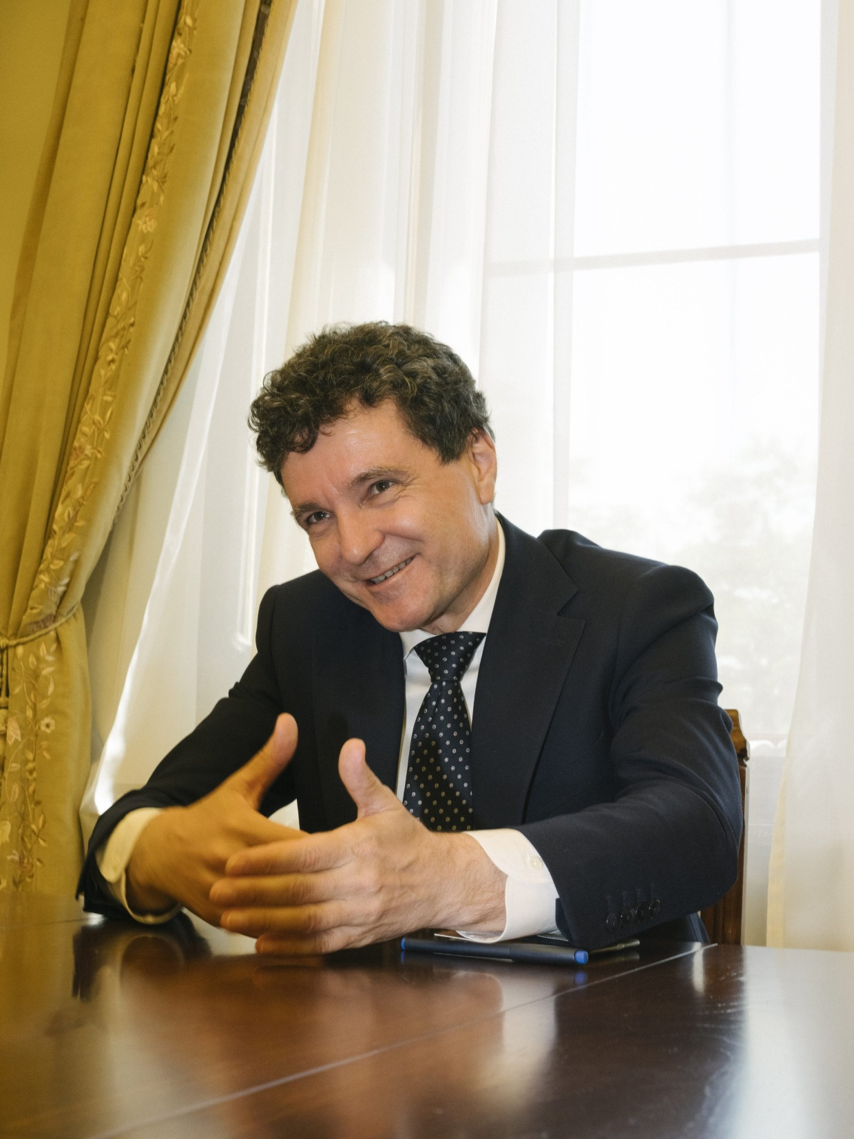 Nicușor Dan am 14. Juli im Cotroceni-Palast in Bukarest