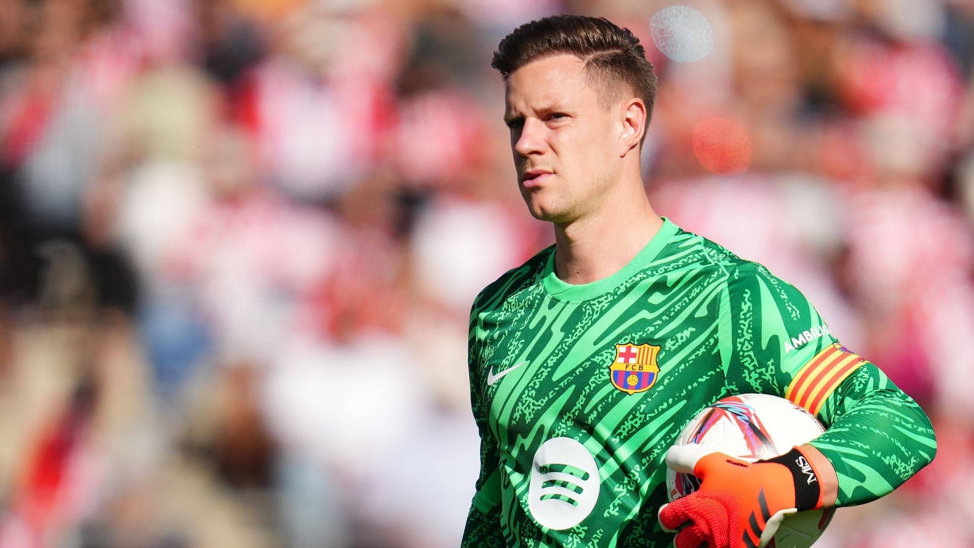 Marc-André ter Stegen: Seine Zukunft in Barcelona ist höchst unsicher. Marc-André ter Stegen: Seine Zukunft in Barcelona ist höchst unsicher.