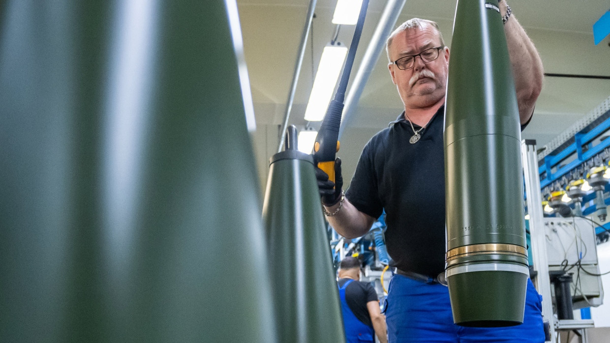 Munitionsproduktion von Rheinmetall: Die Ausgaben für die Aufrüstung und für die Verteidigungsfähigkeit sind notwendig.