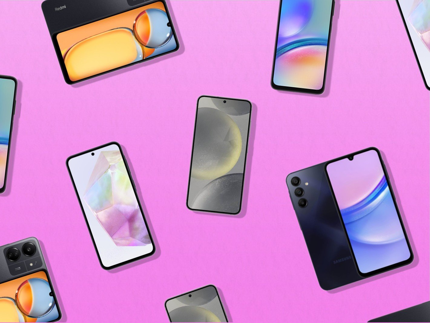 Vier der fünf beliebtesten Android-Handys sind von Samsung.