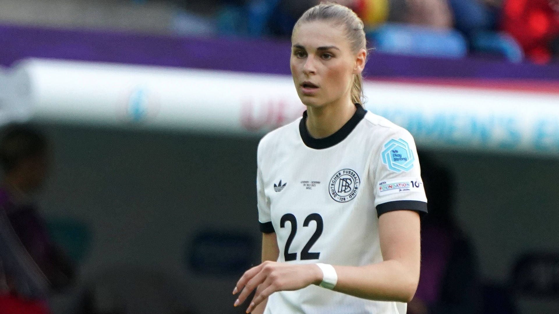 Jule Brand: Die Offensivspielerin ist fester Bestandteil der DFB-Startelf. Jule Brand: Die Offensivspielerin ist fester Bestandteil der DFB-Startelf.