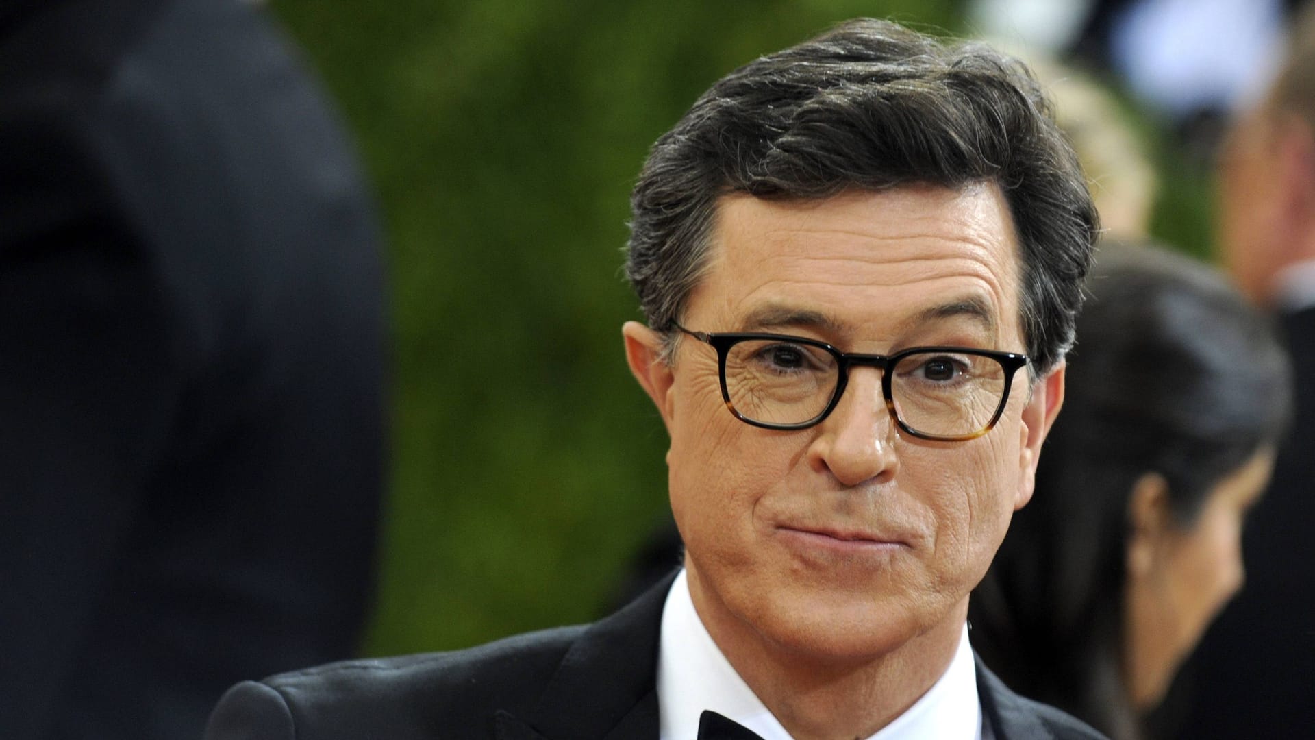 Stephen Colbert: Der TV-Star stellt sich gegen US-Präsident Donald Trump. Stephen Colbert: Der TV-Star stellt sich gegen US-Präsident Donald Trump.
