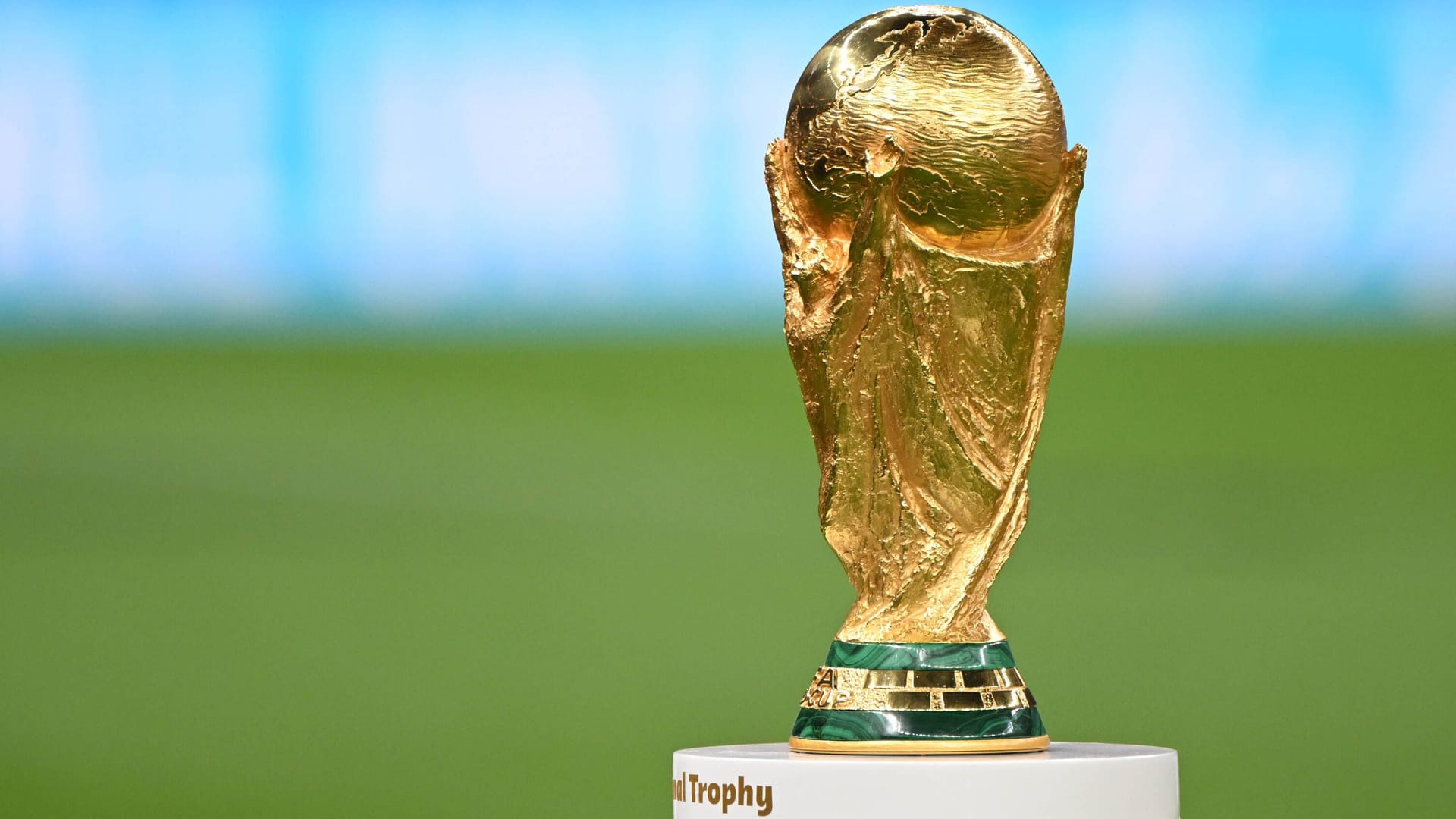 Der WM-Pokal: Das Objekt der Begierde wird kommendes Jahr in den USA, Kanada und Mexiko vergeben. Der WM-Pokal: Das Objekt der Begierde wird kommendes Jahr in den USA, Kanada und Mexiko vergeben.