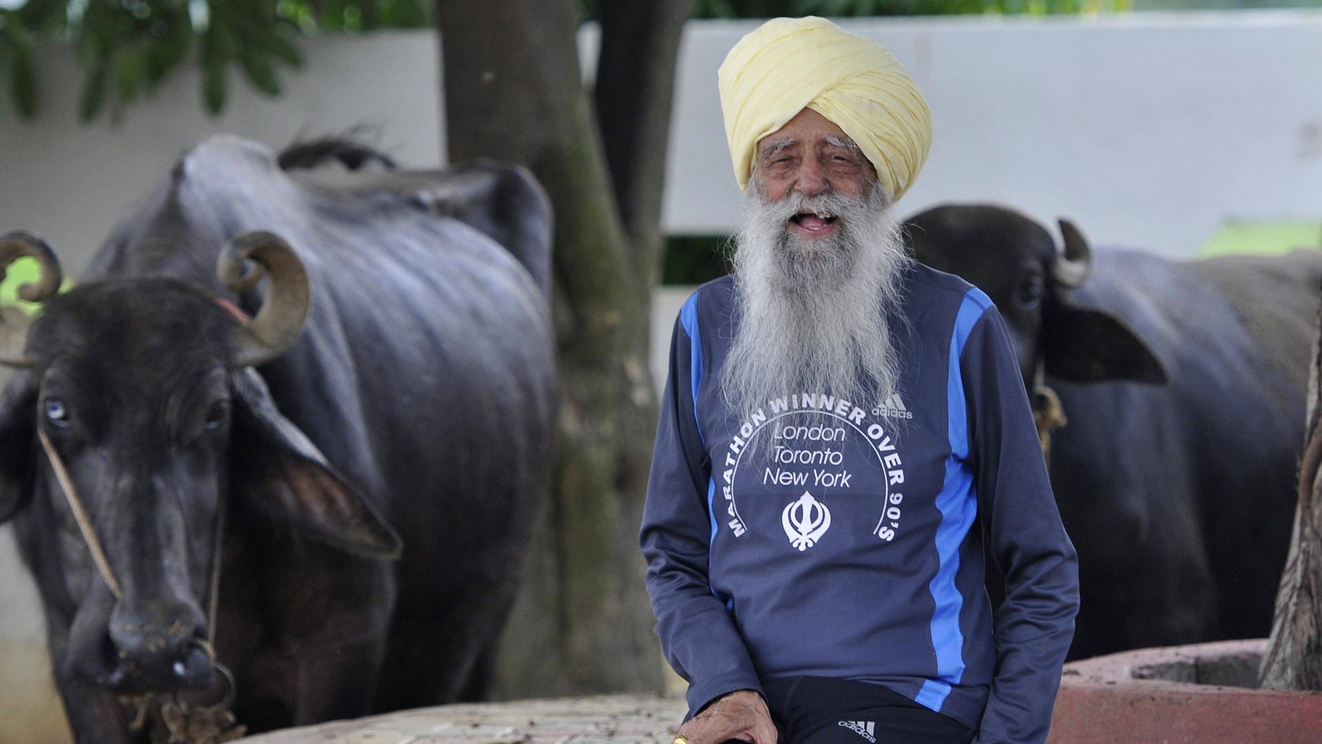 Fauja Singh vor neun Jahren: Der Inder zählte zu den ikonischsten Läufern. Fauja Singh vor neun Jahren: Der Inder zählte zu den ikonischsten Läufern.